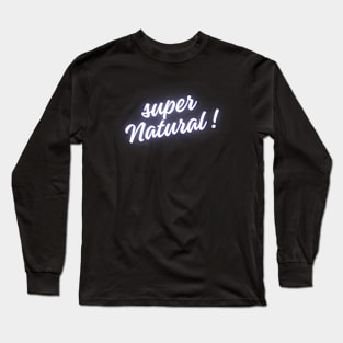 Colorful Supernatural T shirt. good vibes Long Sleeve T-Shirt